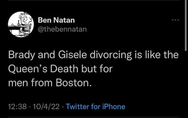 Tom Brady-Gisele Bündchen Divorce Memes Have Taken Over Twitter & NFL Fans  Are Relentless - Narcity