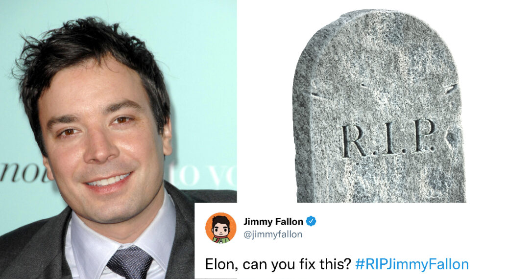 Elon Can You Fix This Jimmy Fallon Freaks Out After Ripjimmyfallon Trends On Twitter