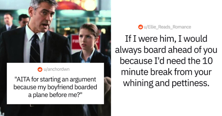 Woman Picks A Fight With BF For Boarding Plane Without Her, Asks The Internet If She Overreacted