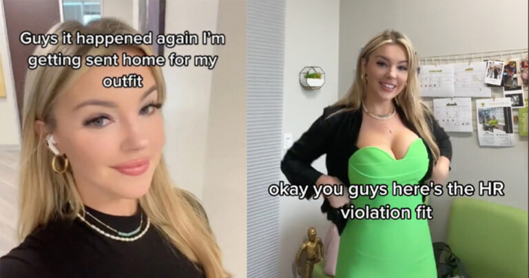 Woman Sent Home From Work By HR Because Her Outfit Was “Too Distracting”