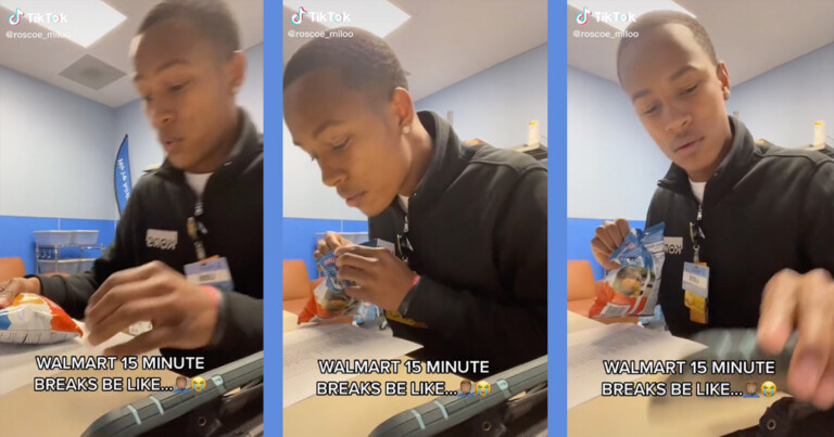 TikToker Discusses His Ridiculous 15 Minute “Breaks” At Walmart