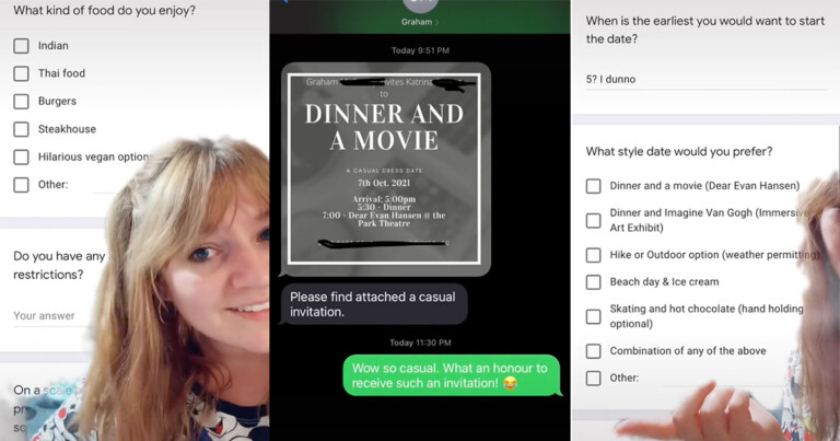 Man Uses A Google Form To Ask A Woman Out In A Viral TikTok And He Actually Pulls It Off