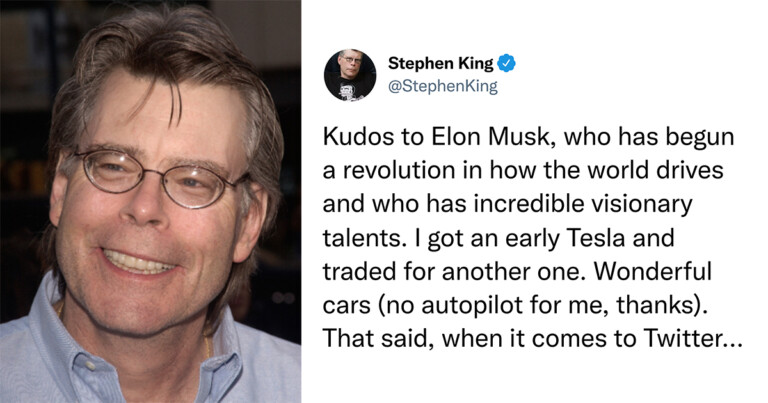 Stephen King Blasts Elon Musk, Misses Old Twitter: ‘Less Controversy, More Fun’