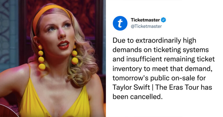 Ticketmaster Cancels Taylor Swift Ticket Sales, Swifties Revolt