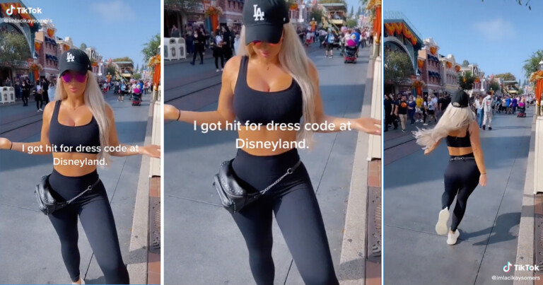 TikTok Influencer “Body-Shamed” And Kicked Out Of Disneyland For Showing Too Much Skin