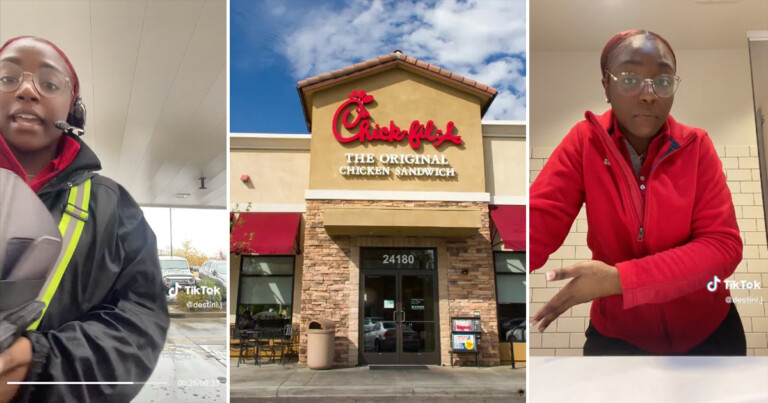 ‘I Would Be Hiding Too’ — Chik-fil-A Worker Hides In Bathroom From Creepy Customers