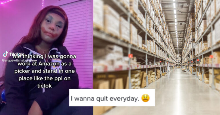 ‘Walking 10 Miles A Shift?!’ — Amazon Worker Surprised The Job Isn’t Like It Is On TikTok