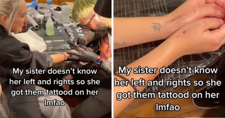 Woman Who Can’t Tell Her Left Hand From Her Right Gets Tattoos In Viral TikTok
