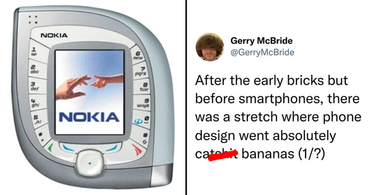 Viral Twitter Thread Explores How Unhinged Early 2000s Phone Designs Were￼￼