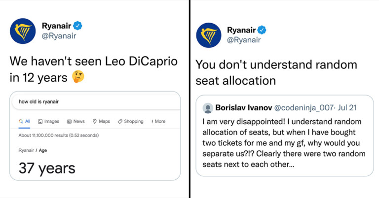 25 Savage Roast Tweets From The Official Ryanair Twitter Account