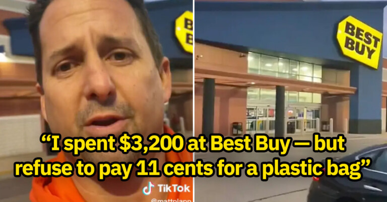TikToker Refuses To Pay 11 Cents For A Bag After Spending $3,200 At Best Buy