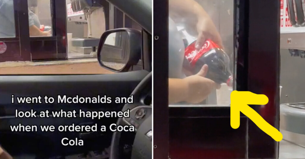 McDonald’s Employee Pours Customer’s Coke From 2-Liter Bottle In Viral ...