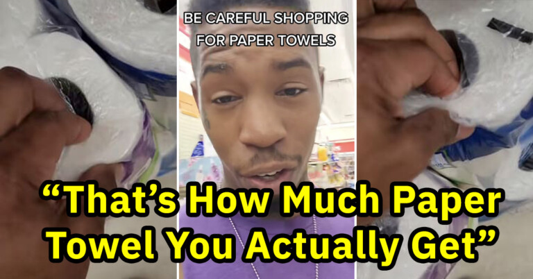 TikTtoker Goes Viral For His Shopping Hack On How To Pick Paper Towel