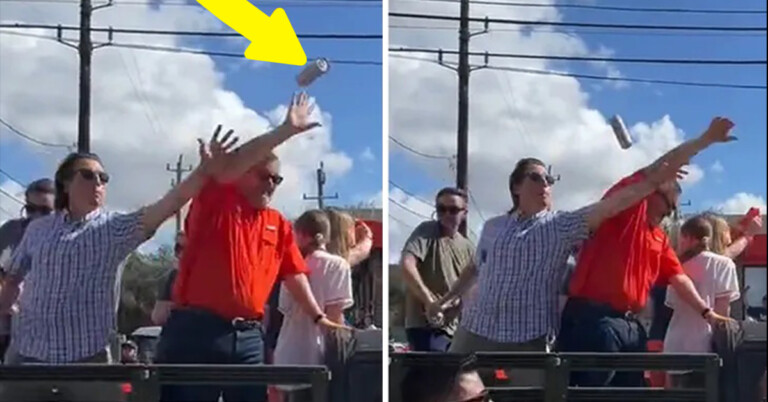 Ted Cruz Hit With A Beer Can At Houston Astros Parade In Viral Video