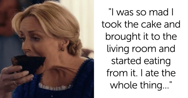 Wife Asks If She’s A Jerk For Eating Her Husband’s Birthday Cake By Herself After A Fight