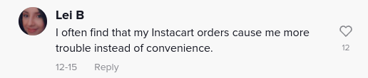 Instacart Shopper Buys Themselves Groceries on Customer's Card