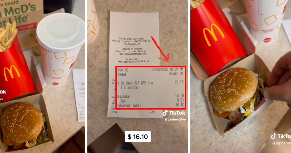 ‘It’s Officially Not Affordable Anymore’ — McDonald's Customer