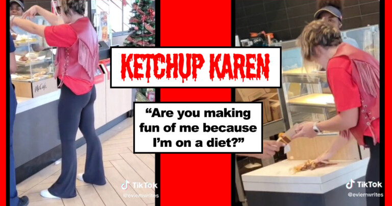 McDonalds ‘Ketchup Karen’ Throws Fit Over How Much Condiment Was On Her Burger In Viral TikTok