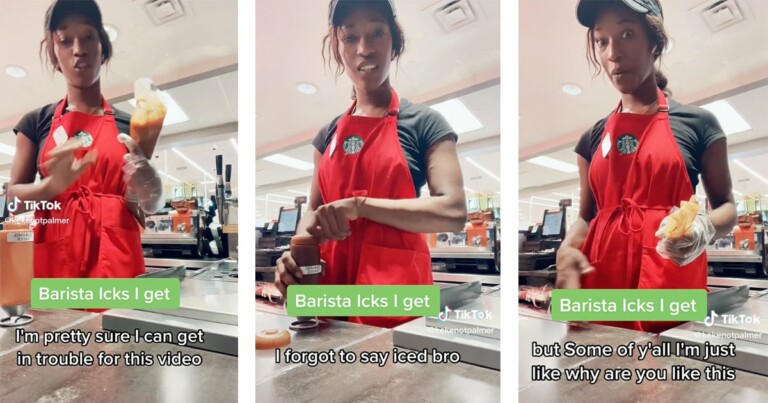 ‘I’m pretty sure I can get in trouble for this video, I’m gonna do it anyway.’ — Starbucks Worker Goes Viral For Sharing Biggest ‘Barista Icks’