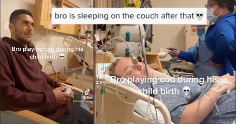 ‘Ten Hours Gotta Pass Somehow’ — Man Plays Call Of Duty While Wife Gives Birth