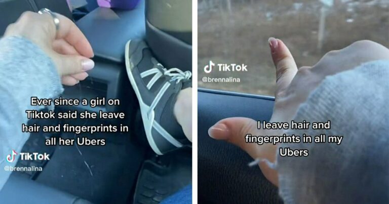 Women On Tiktok Are Discussing How They, On Purpose, Leave Hair And Fingerprints In Taxis As Possible Evidence
