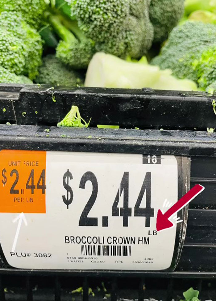 tiktoker broccoli shopping hack