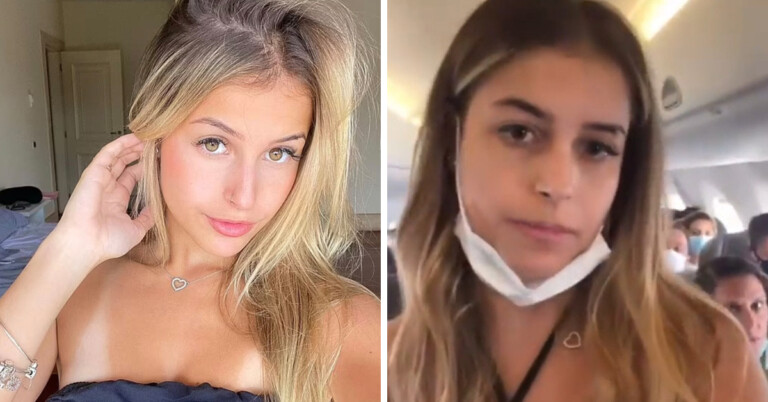 Influencer Confronts Creep On Plane Who Took Photos Of Her While She Slept
