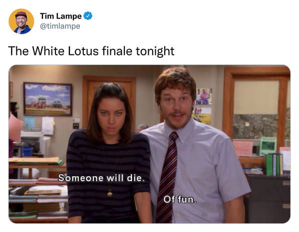 white lotus tanya meme