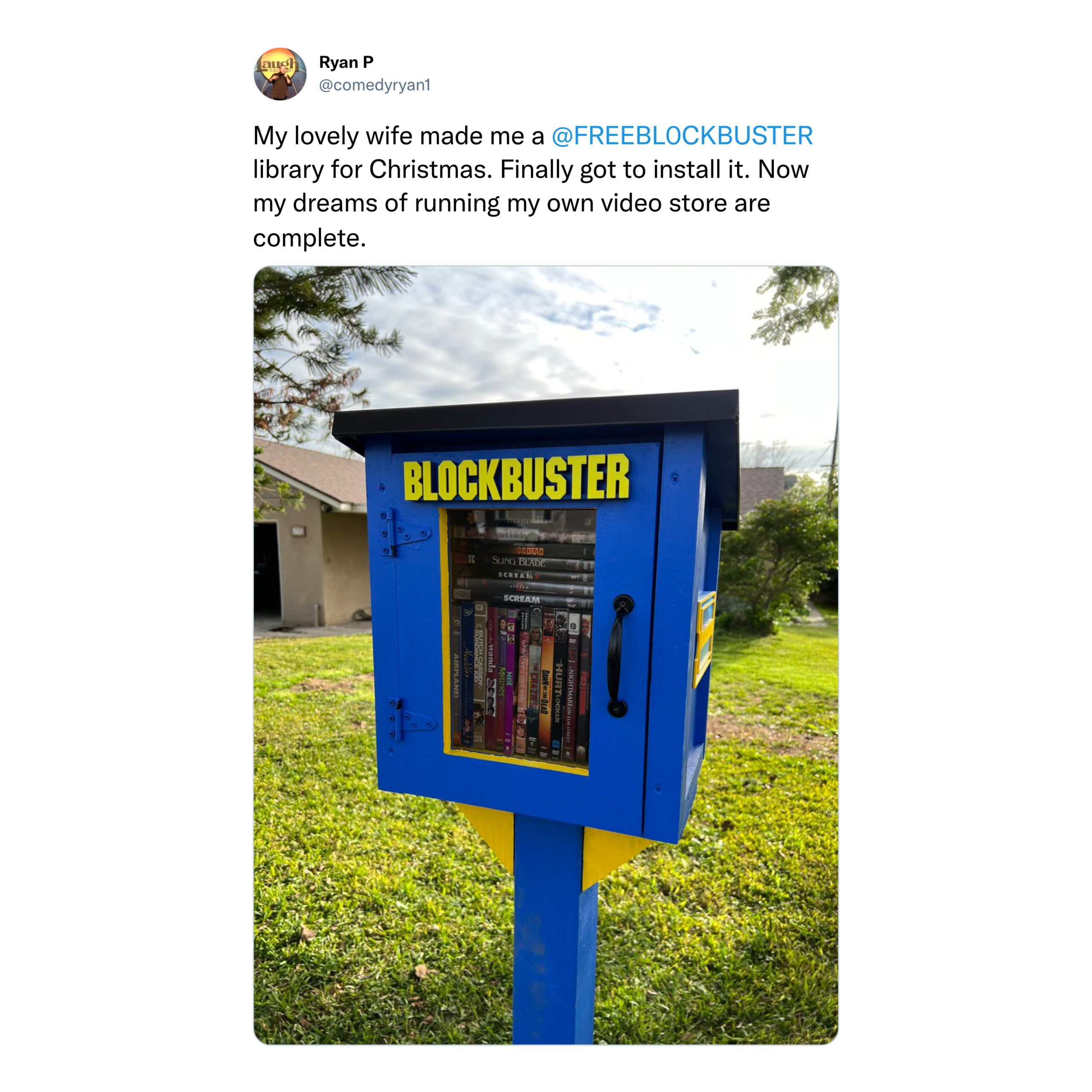 free Blockbuster box