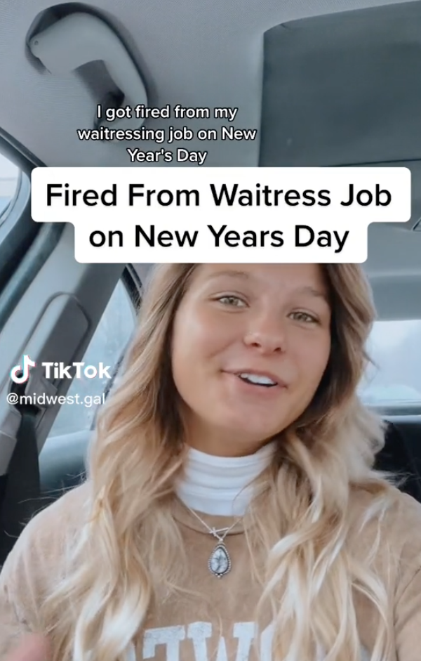waitress fired new year's day 