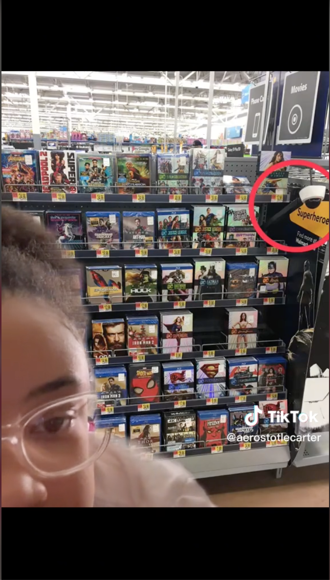 Walmart employee security cameras