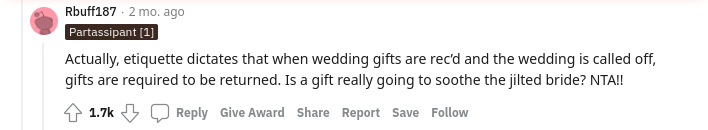 Woman Returns Gift For A Wedding That Got Canceled And Gets Verbally Attacked By The Former Bride