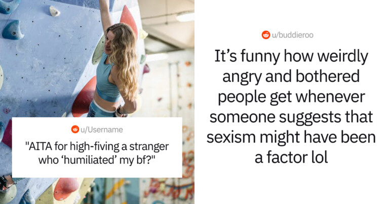 “Dude Sounds Like An Incredibly Basic Bro”-Man Lashes Out At His GF For “High-Fiving” His Competition While Rock-Climbing