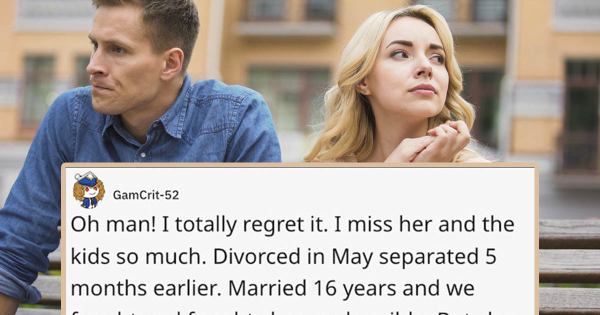 People Who Got Divorced Are Getting Brutally Honest About Why