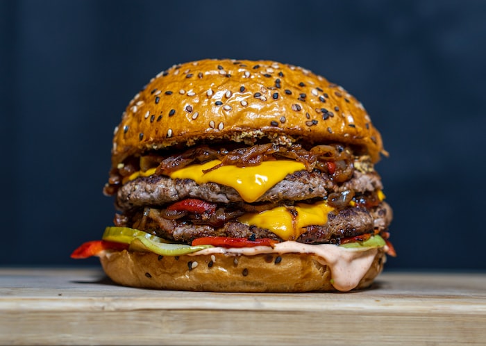 double patty cheeseburger