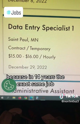 Worker Finds Posting For The Same Job He Worked 14 Years Ago At The Same Rate