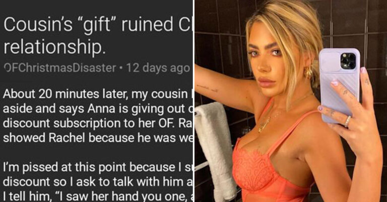 Cousin ‘Ruins’ Christmas By Gifting OnlyFans Coupons To Her, Umm, Family?