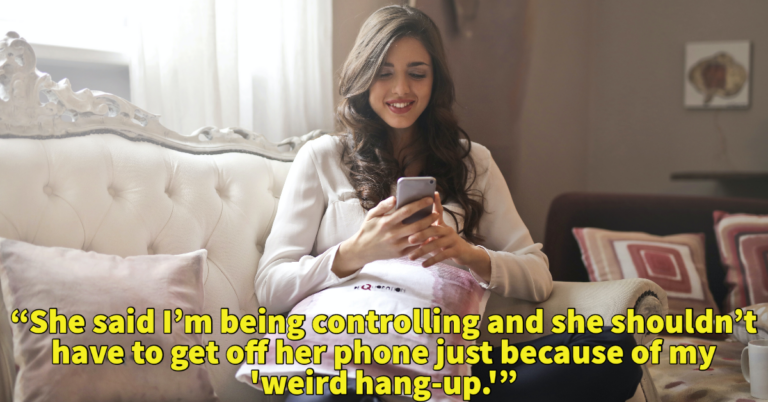 Husband Gets Mad When Wife Plays With Phone During TV Time And Asks If He’s A Jerk