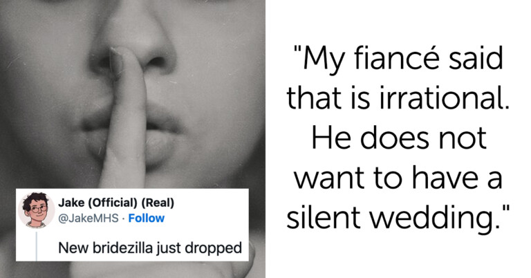 Bride Wants Her Wedding Guests To Stay Silent During The Reception And Asks If It’s A Red Flag