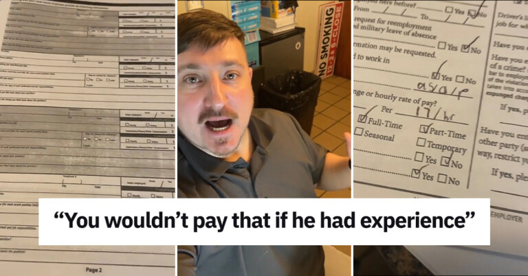 Manager Calls Out Job Applicant’s Request For $17 Per Hour With No Experience