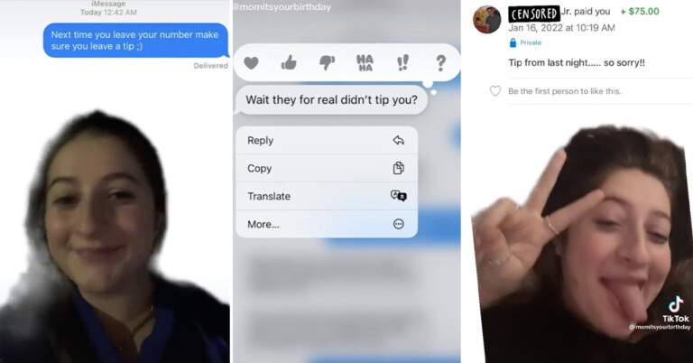 Server Exposes Rude Customer Who Left His Number As A “Tip” Viral Tiktok