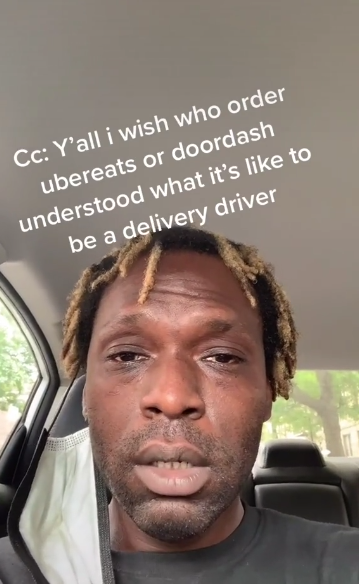 uber eats driver makes $1.19 tip after driving for an hour tiktok
