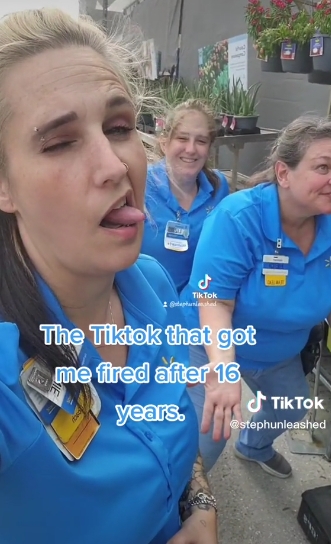 walmart store coach fired over tiktok