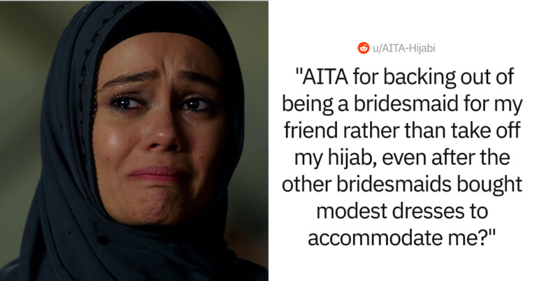 Muslim Bridesmaid Asks The Internet If She Was Wrong When Refusing To Remove Hijab For Wedding