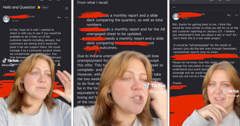 ‘Can You At Least Give Me A Week’s Pay?’ — Worker Says She Was Laid-Off, Then Shortly After, The CEO Asked Her To Do Contract Work