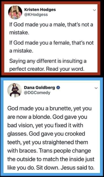 best comebacks - god made you tweet