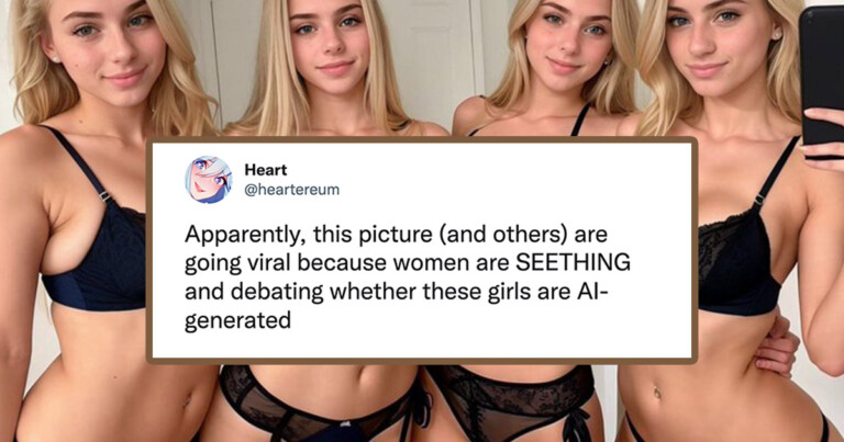 ‘It Is So Over’ — Pictures Of AI-Generated Women Floating Around Twitter Stirs Debate And Turns Into Meme