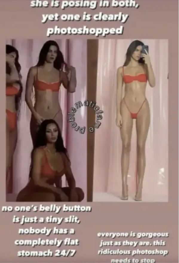kendall jenner photoshop fail - problematicfame