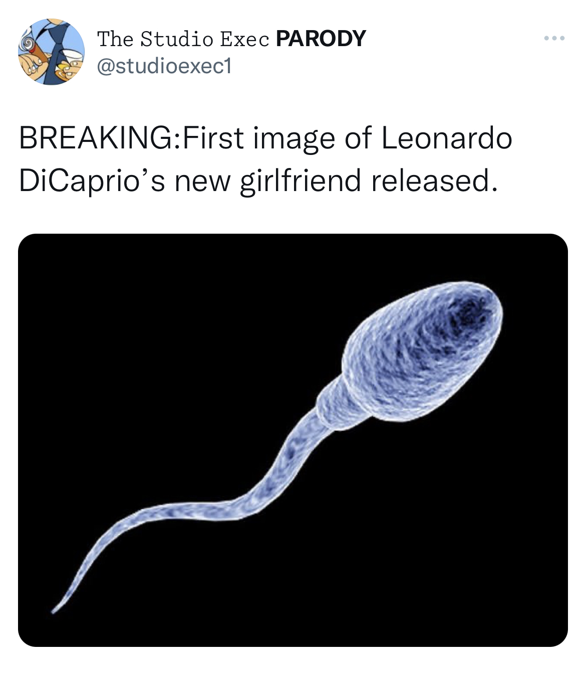 leonardo dicaprio dating a teenager meme - sperm