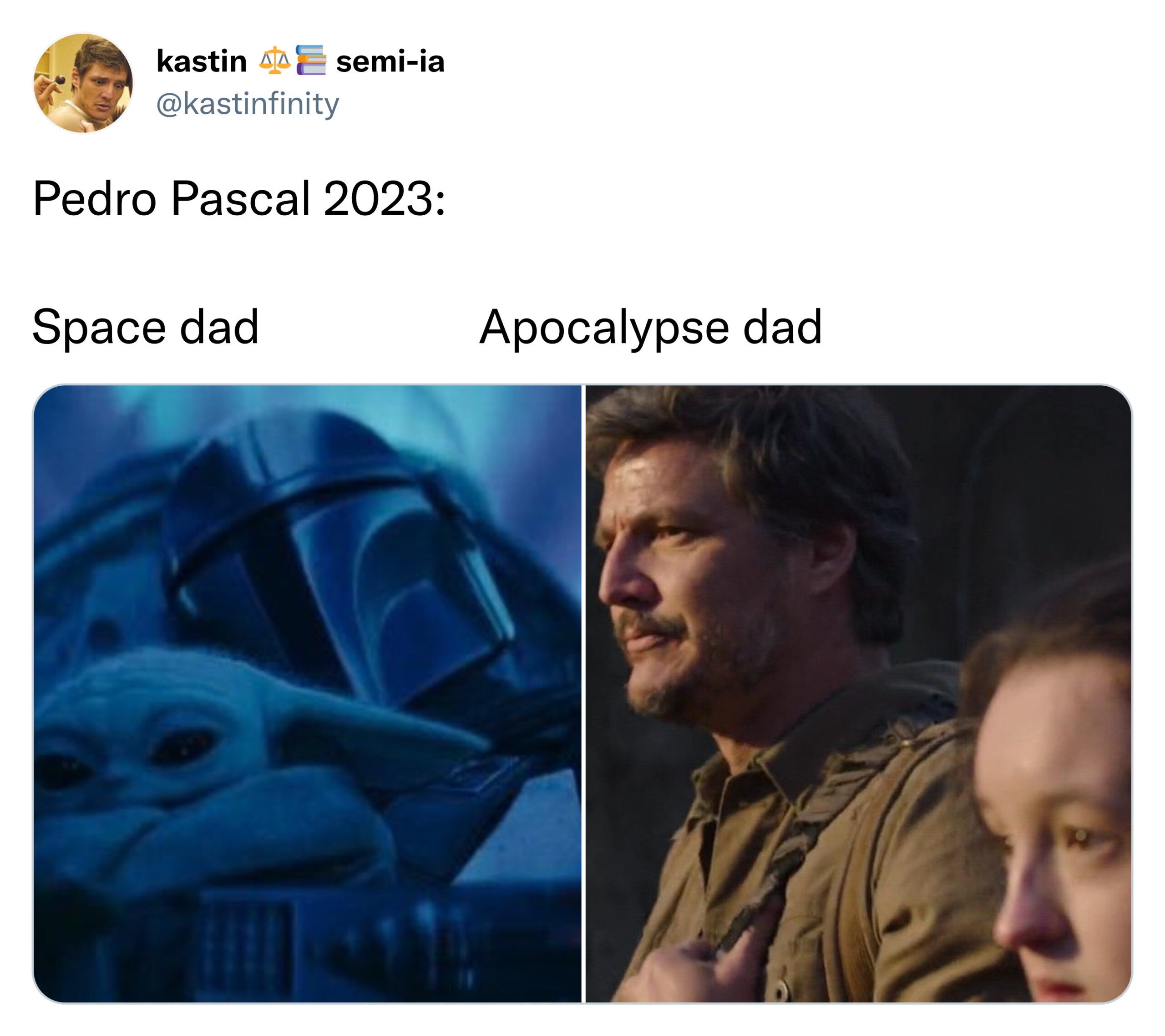 pedro pascal meme - space dad